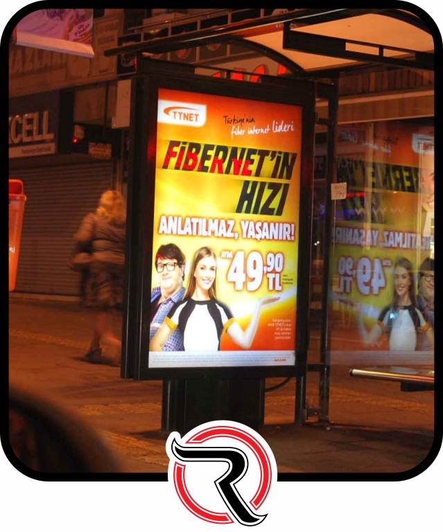 Çorlu Otobüs Duraklarına Reklam Baskısı