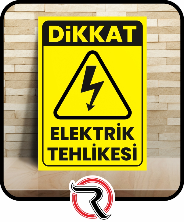Elektrik Panosu İkaz Levhası - Tabelası
