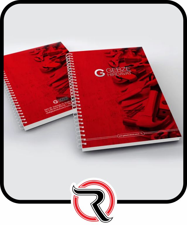 Bloknot Spiralli Defter Baskı